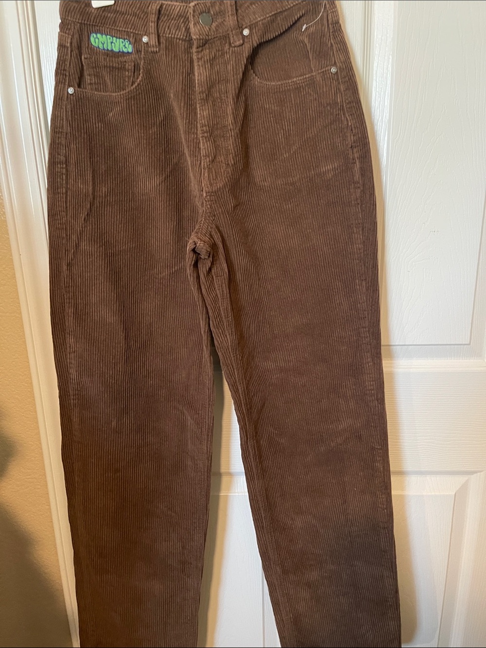 Empire Corduroy Classic women Pants - Brown
